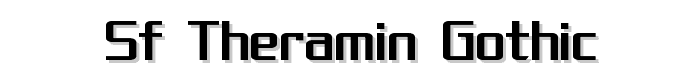 SF Theramin Gothic font